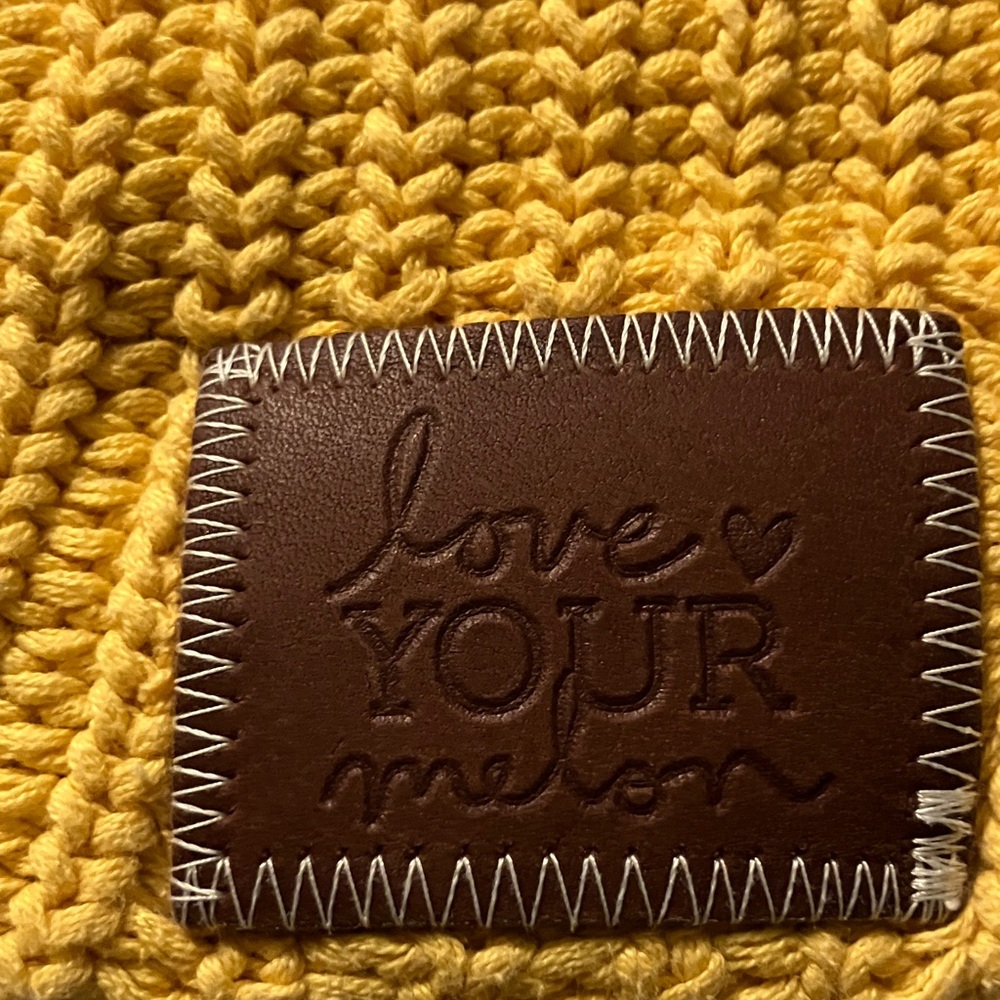 Love Your Melon Mustard Knit Beanie - Picture 2 of 3